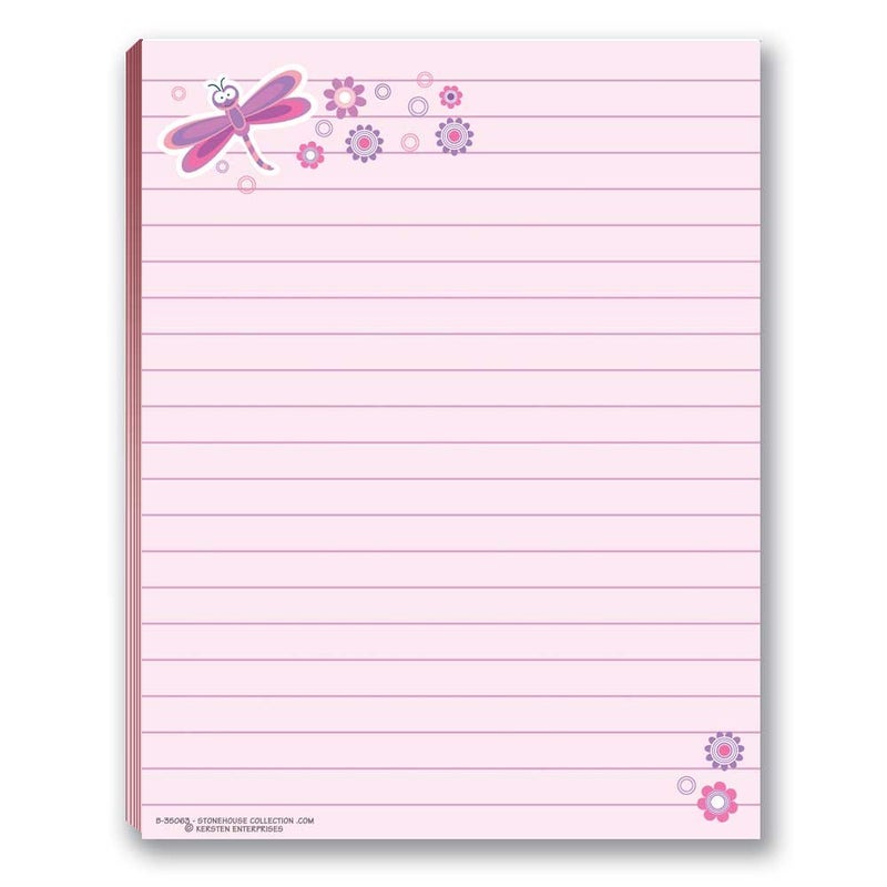 Stonehouse Collection Cute Notepads - 4 Assorted Pads - USA Made - Ladybug, Bee, Butterfly, Dragonfly - Fun Small Gift - Image 3